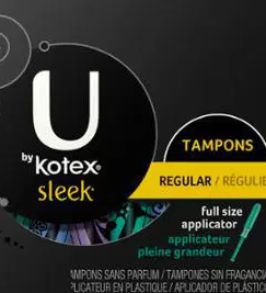 U By Kotex Sleek