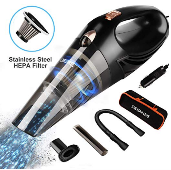 Amazon: DeenKee Car Vacuum - Only $16.59 | FreebieShark.com