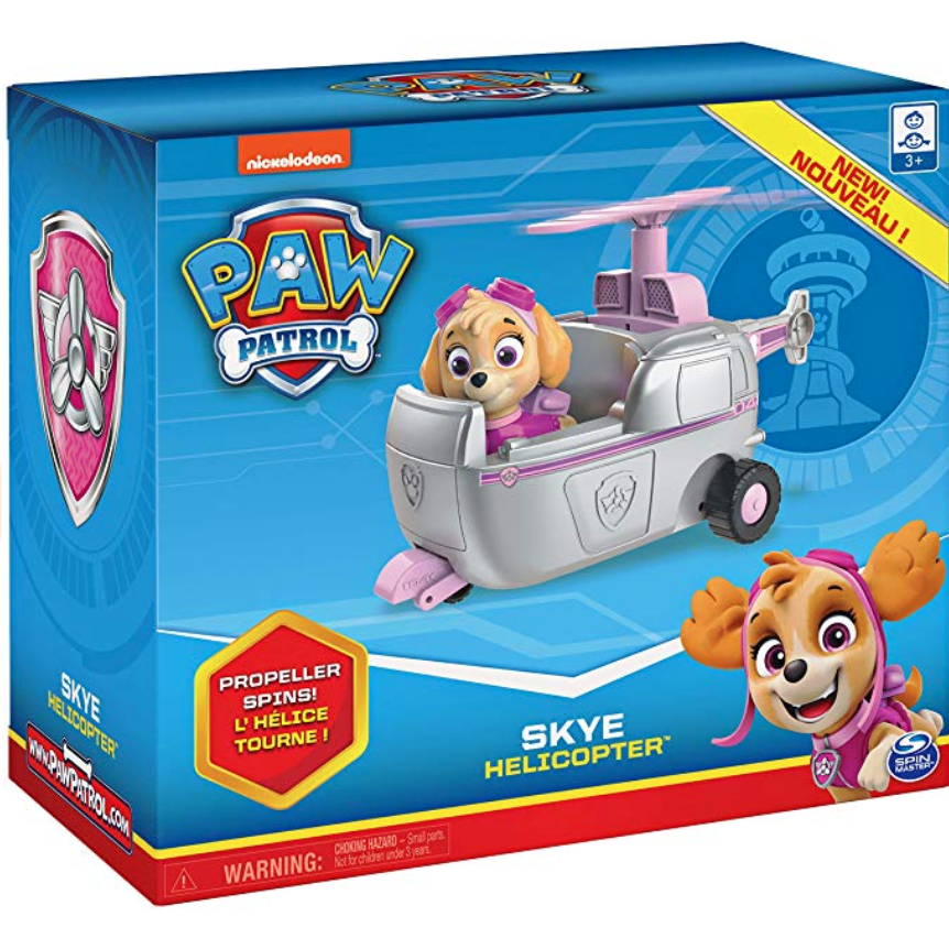 Amazon: Paw Patrol Skye’s Helicopter Vehicle with Collectible Figure ...