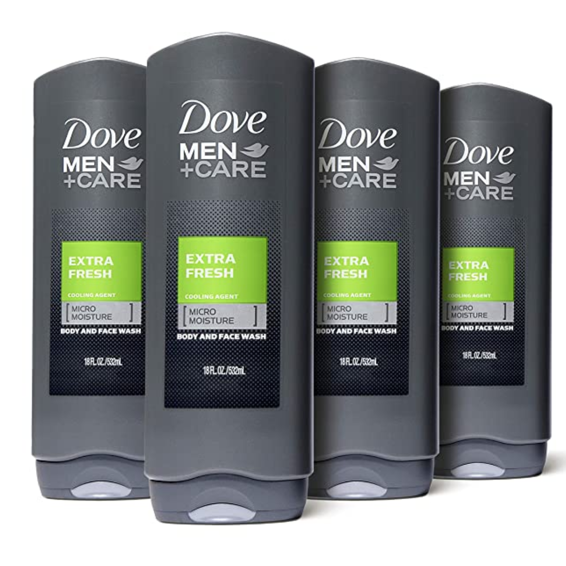 Amazon: Dove Men+Care Body Wash 4-Pack - Only $13.32 | FreebieShark.com