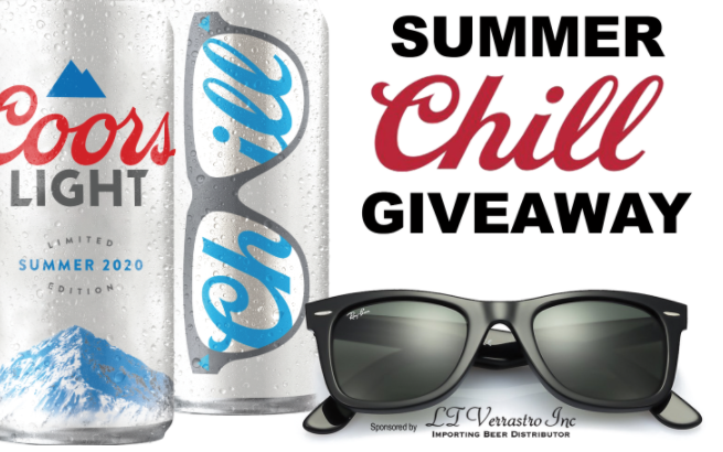 Coors Light Ray-Ban Sunglasses Sweepstakes - Screen Shot 2020 06 22 At 7.02.08 AM