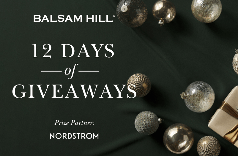 Balsam Hill '12 Days of Giveaways' Sweepstakes (12 Winners