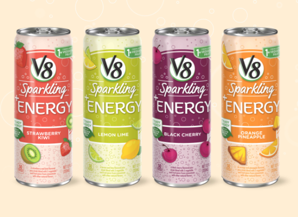 FREE Sample of V8+ Energy Sparkling Drink (Alexa or Google Assistant ...