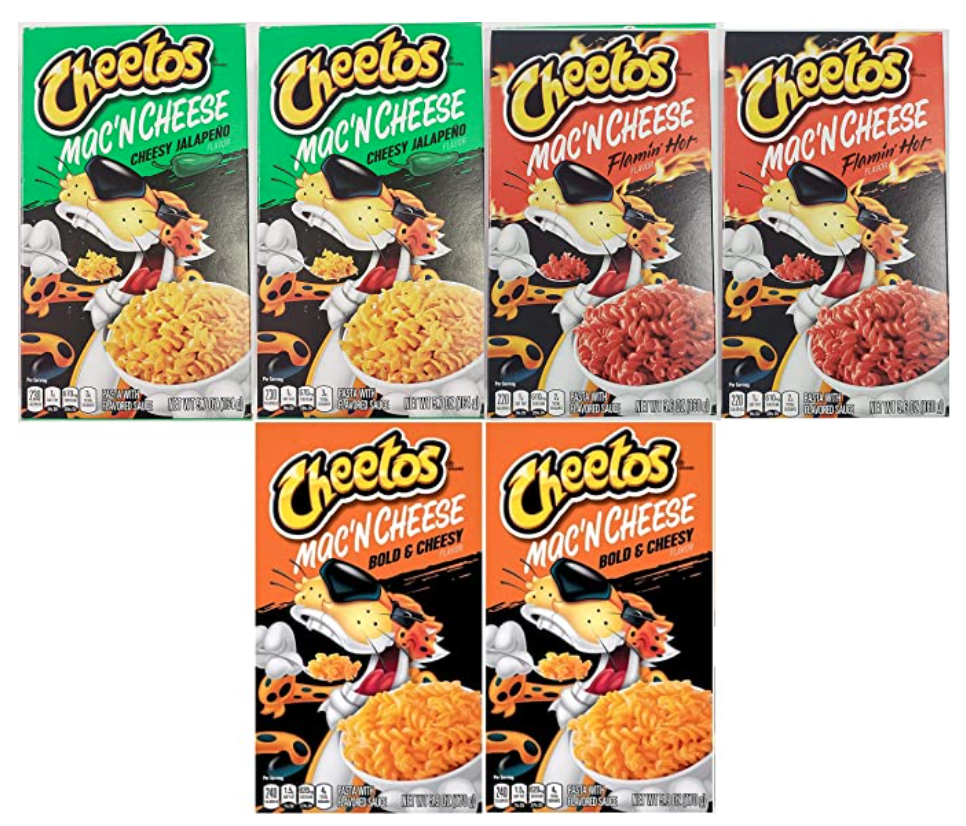 Amazon: Cheetos Mac 'N Cheese Variety 6-Pack - Only $9.99 ...