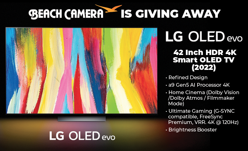 beach camera lg oled