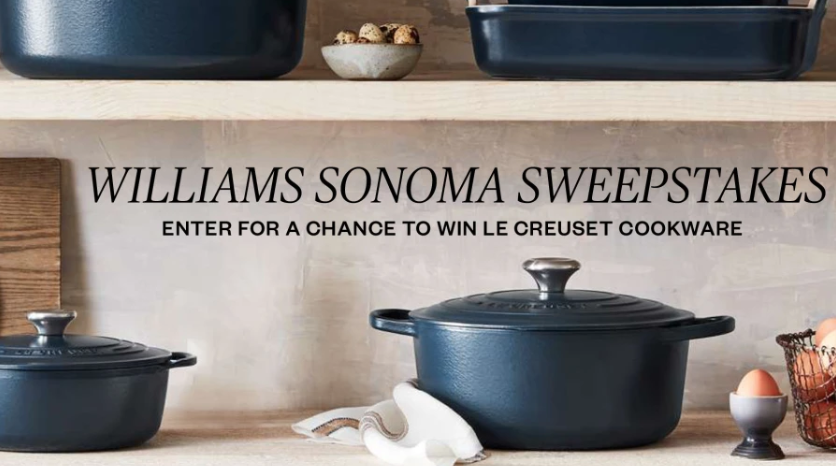 TODAY Williams Sonoma Le Creuset Sweepstakes