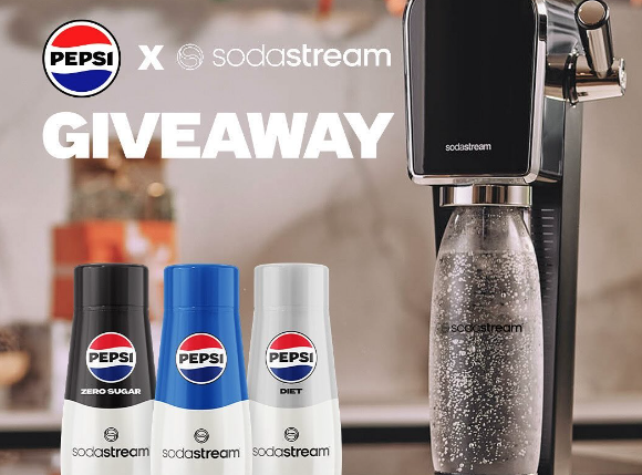 Pepsi x SodaStream Holidays Instagram Sweepstakes (125 Winners